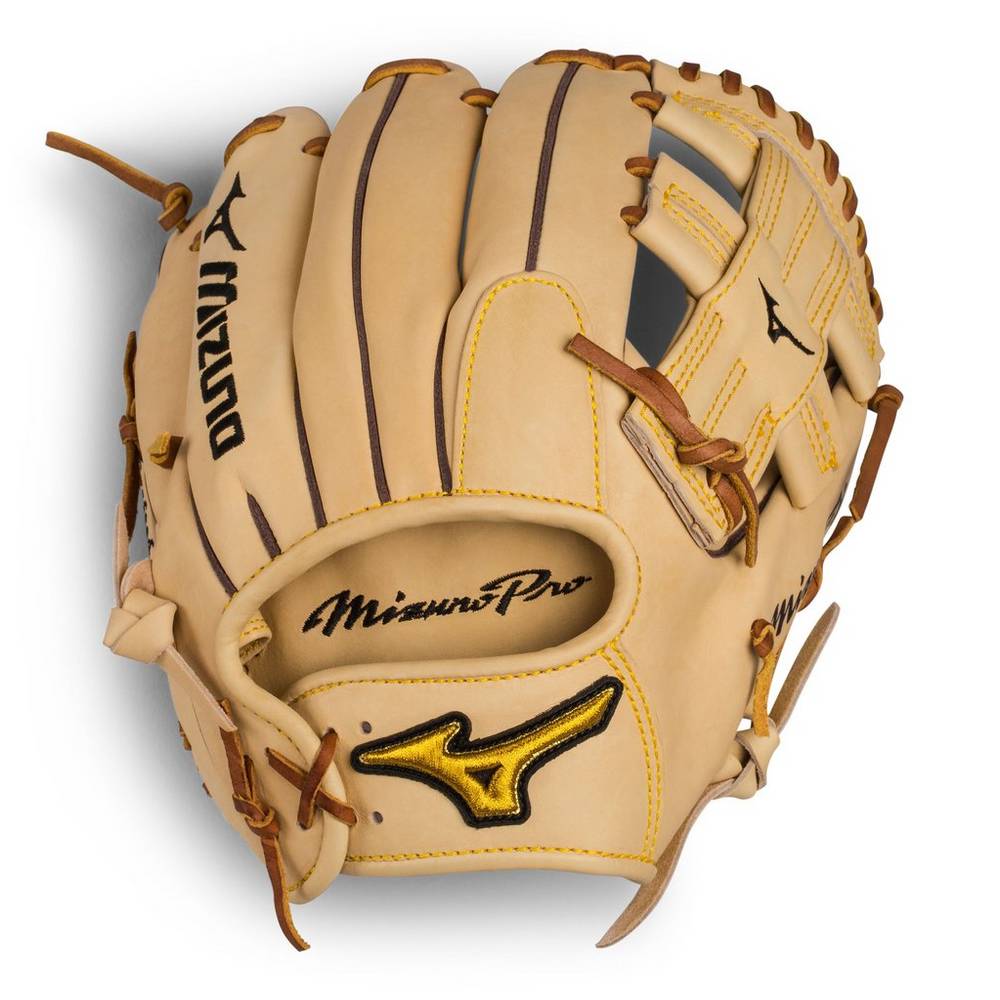 Luva Baseball Mizuno Pro Infield 11.75" - Deep Pocket - Homem - Marrom - AXLUN8604